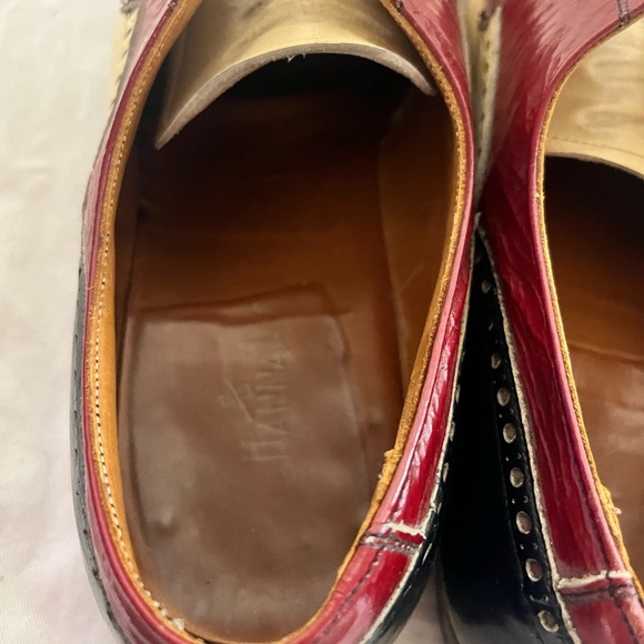 1960’s Style 3 Tone Golf Spectators Shoes Size 10 - Picture 5 of 7